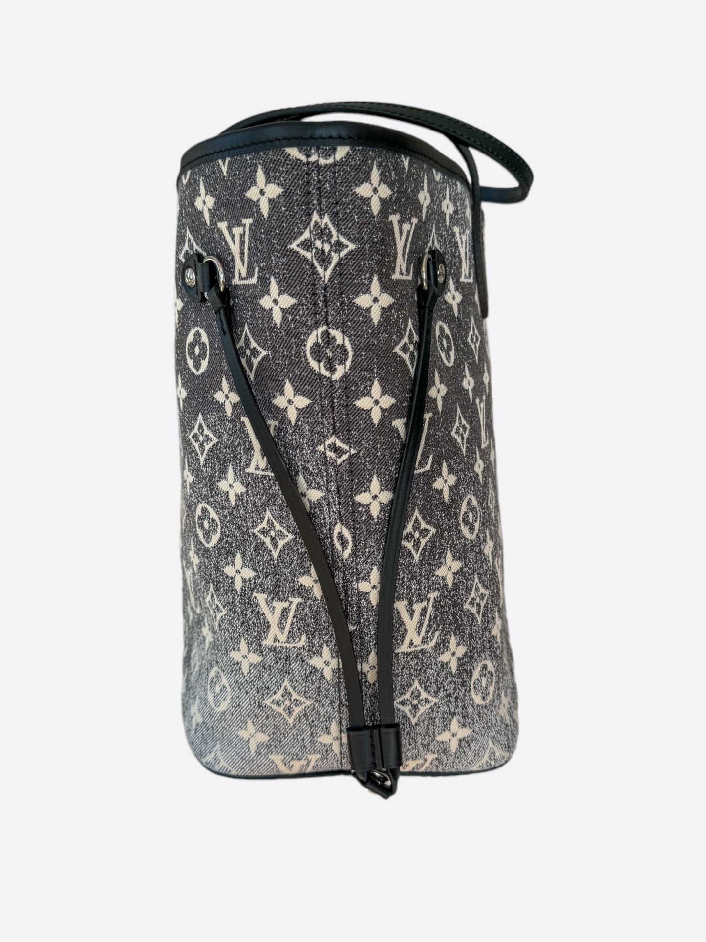 Louis Vuitton Denim Grey & White Neverfull MM