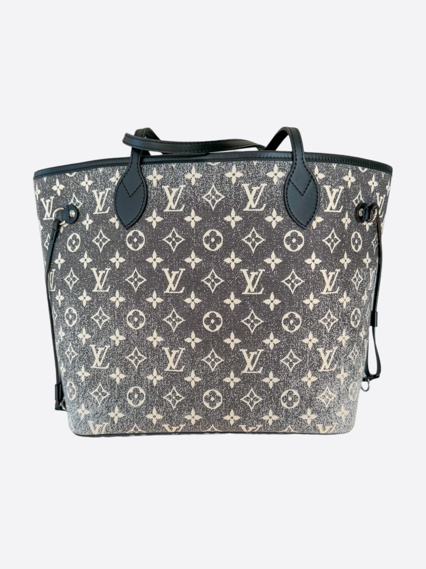 Louis Vuitton Denim Grey & White Neverfull MM