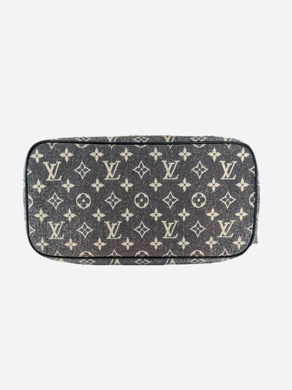 Louis Vuitton Denim Grey & White Neverfull MM