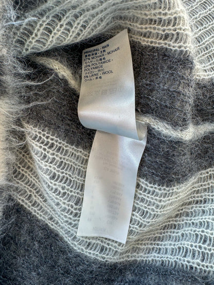 Louis Vuitton Grey & White USA Flag Mohair Sweater