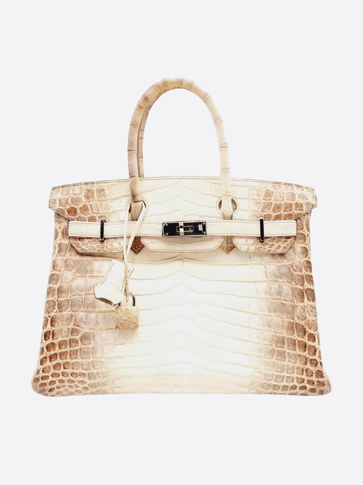 White croc outlet birkin