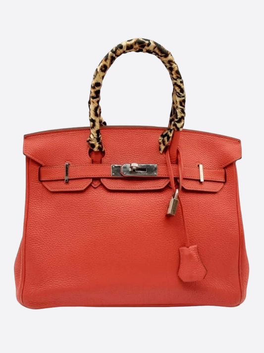 Hermes Sanquine Red Togo Birkin 30