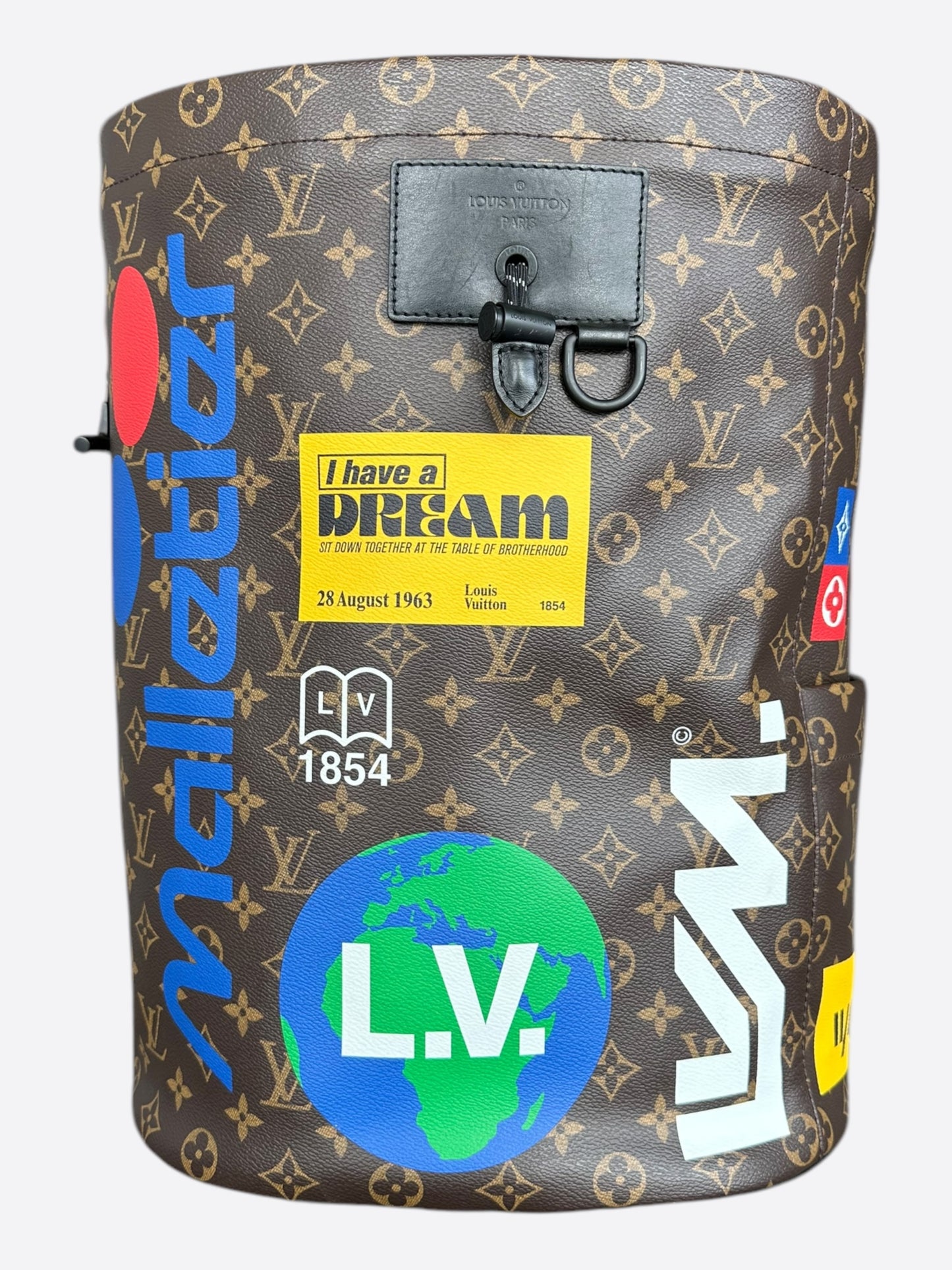 Louis Vuitton Brown Story Monogram Chalk Backpack