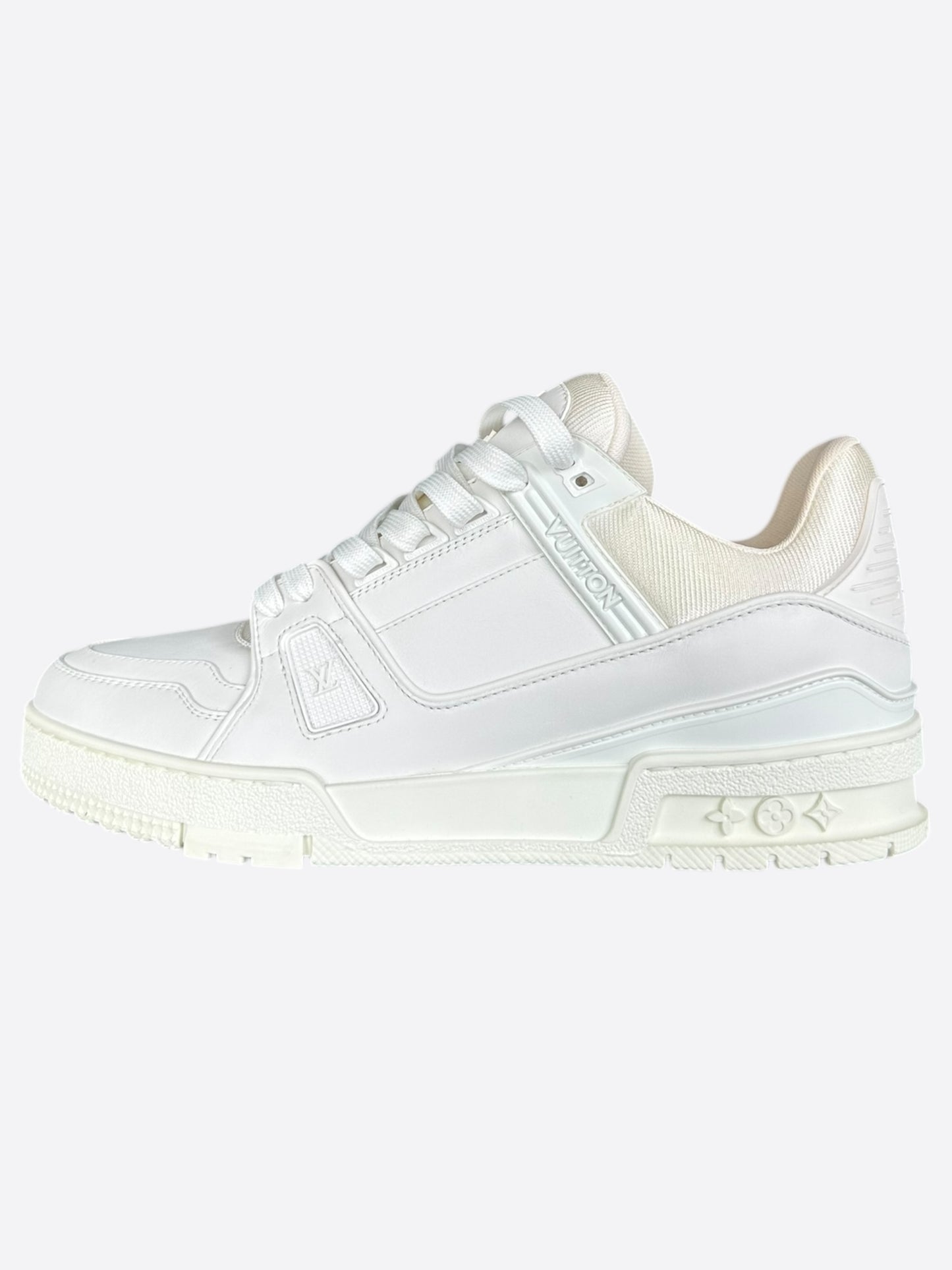 Louis Vuitton White Leather Trainers