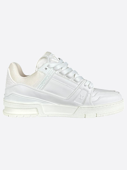 Louis Vuitton White Leather Trainers