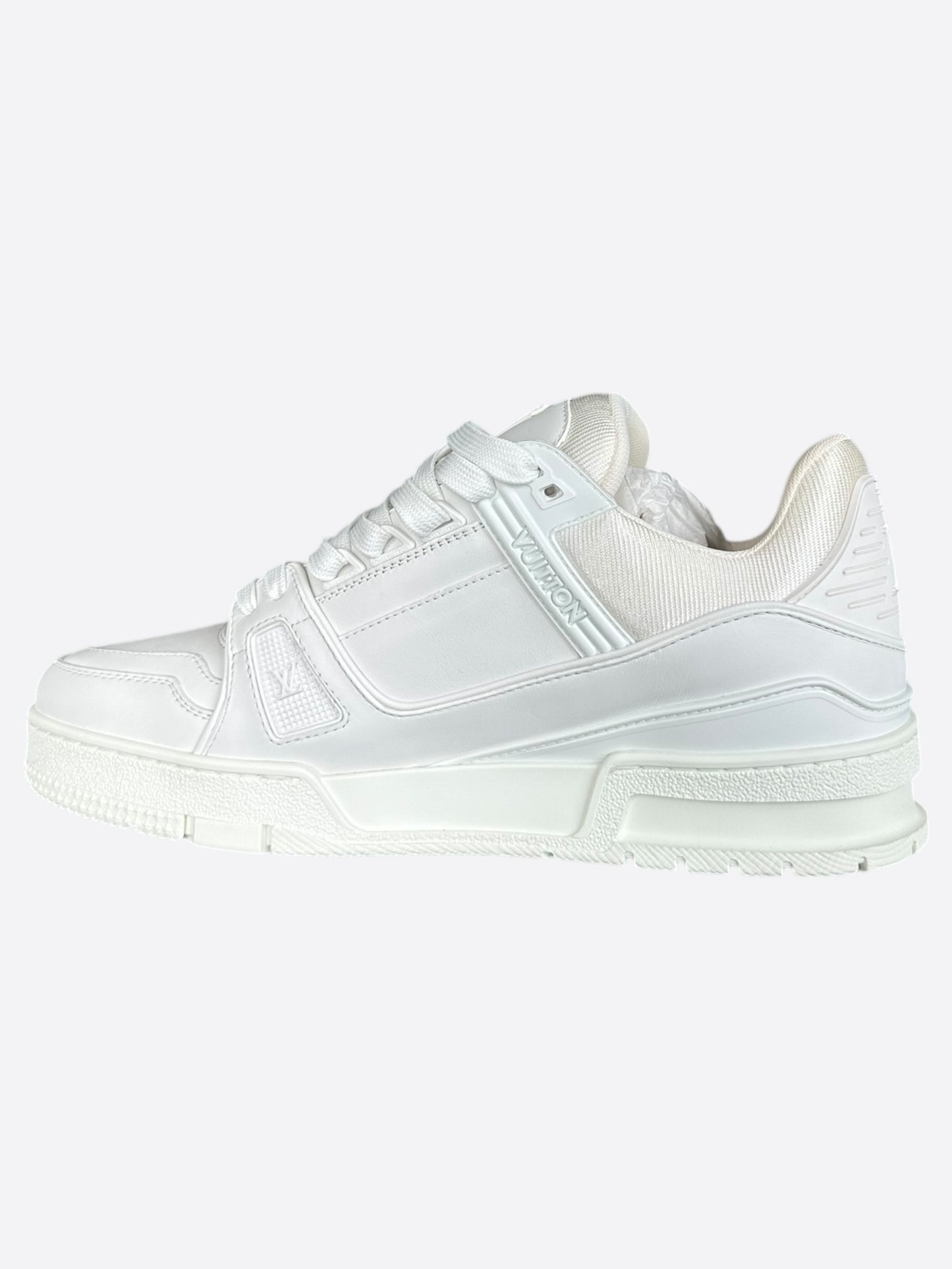 Louis Vuitton White Leather Trainers