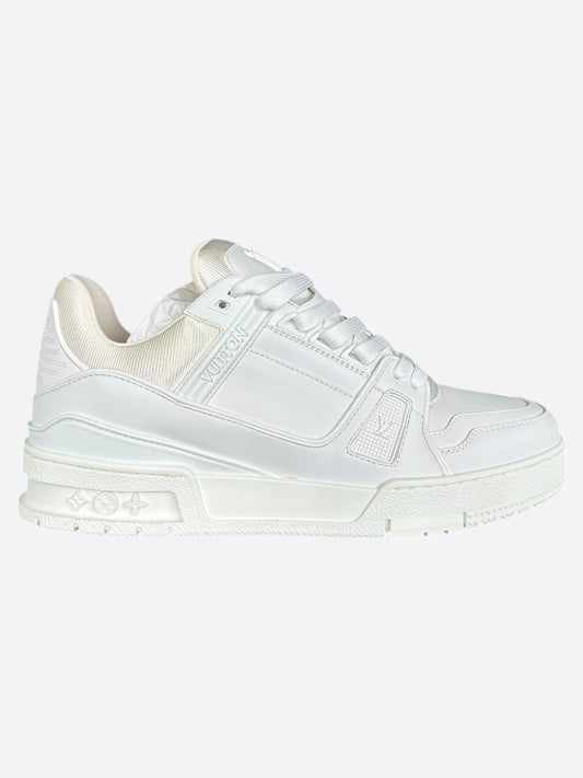 Louis Vuitton White Leather Trainers