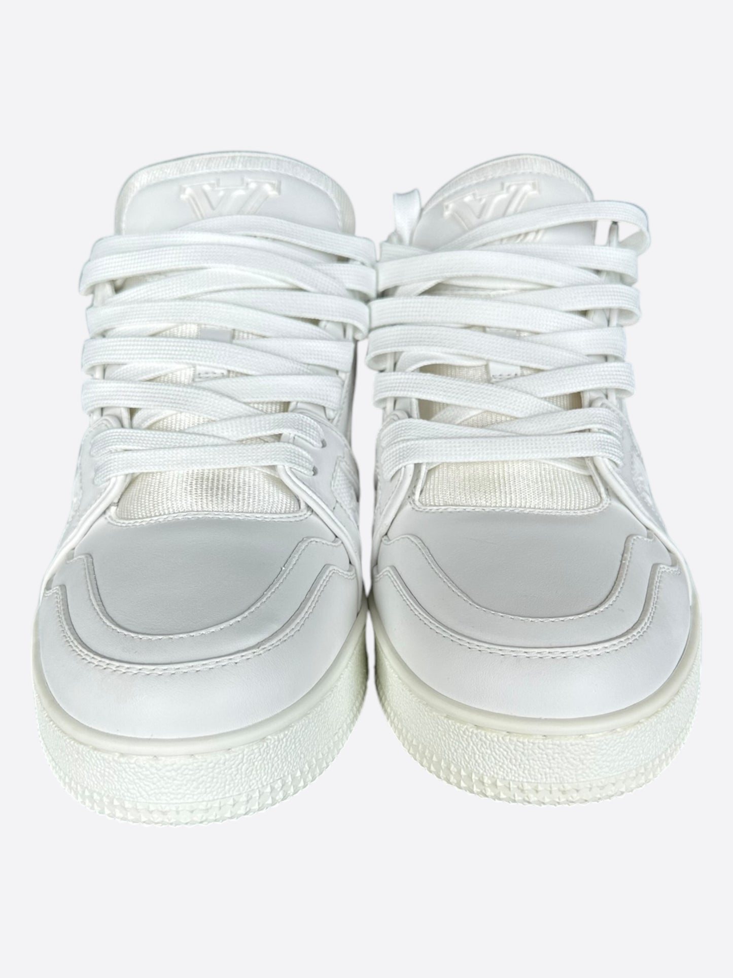 Louis Vuitton White Leather Trainers