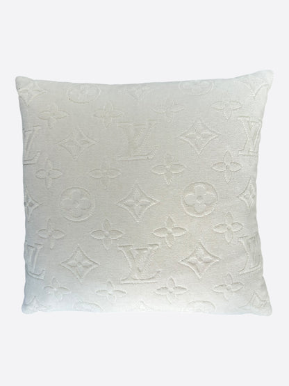 Louis Vuitton Beige Monogram Pillow