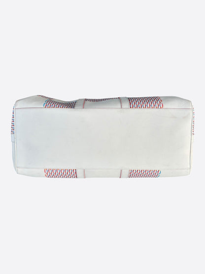 Louis Vuitton White Damier Spray Keepall 50