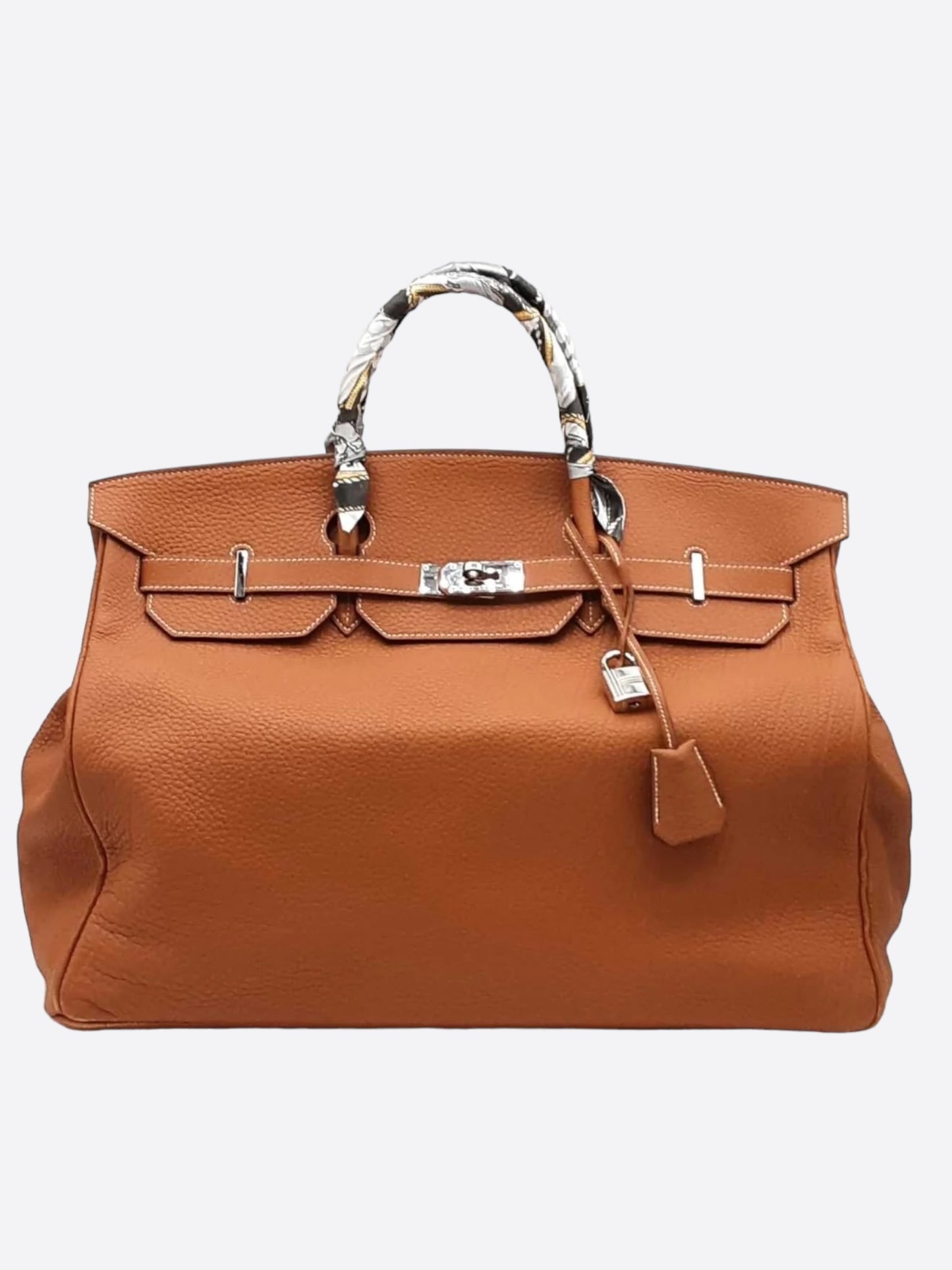 Hermes Brown Clemence Birkin 50