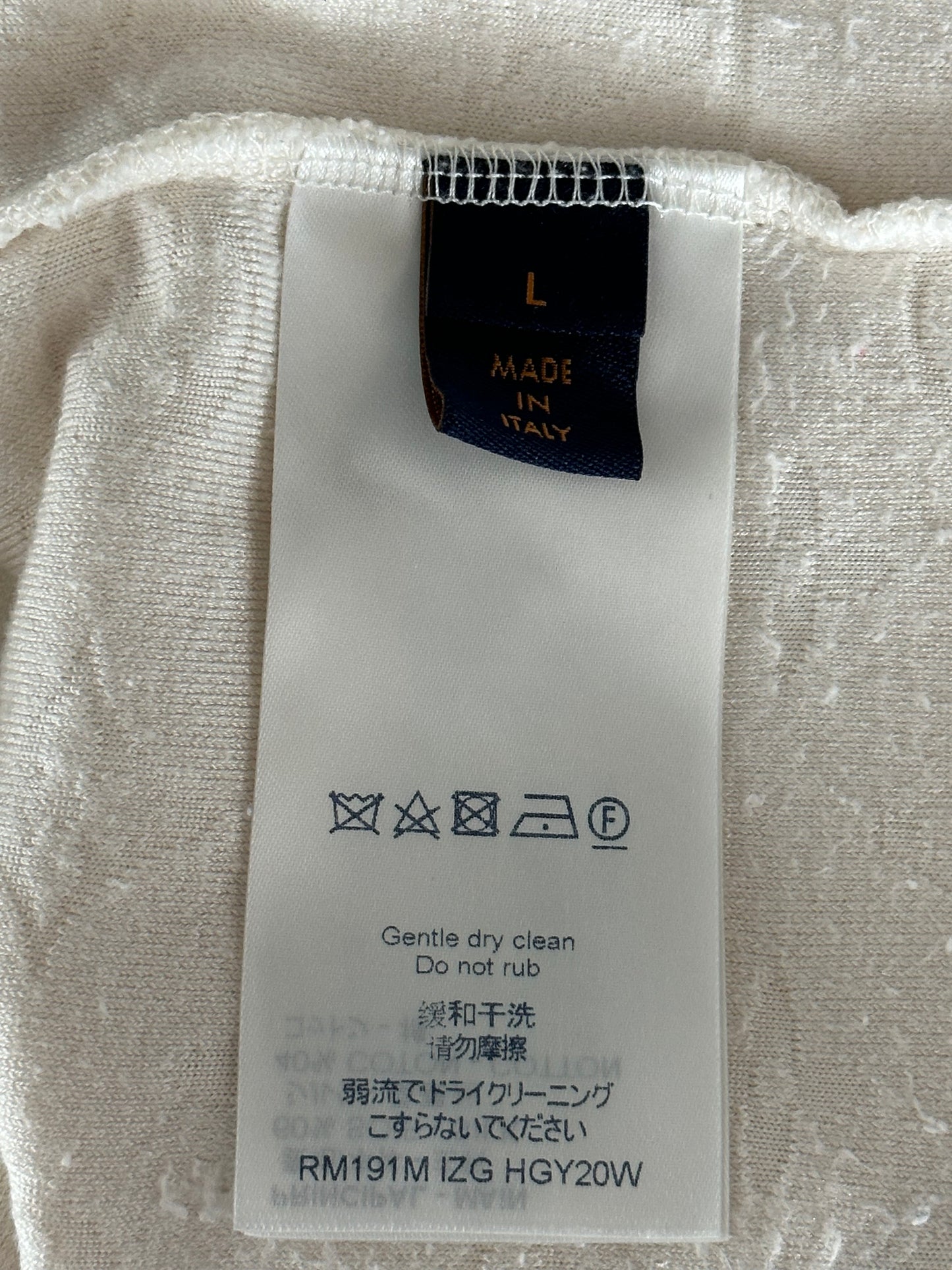 Louis Vuitton White Monogram Towel T-Shirt
