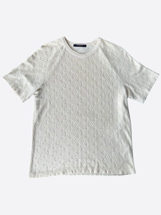 Louis Vuitton White Monogram Towel T-Shirt