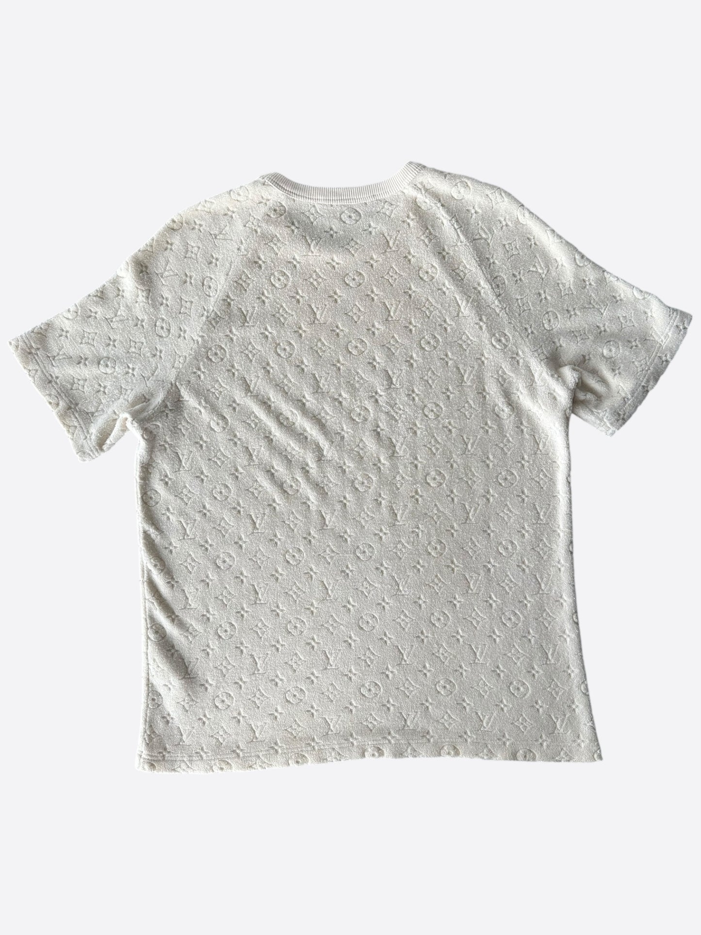 Louis Vuitton White Monogram Towel T-Shirt
