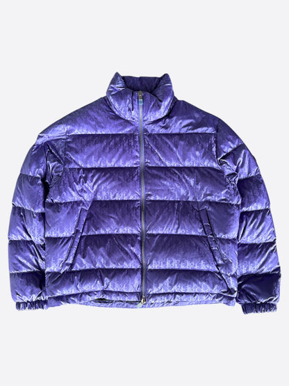 Dior Purple Oblique Puffer Jacket