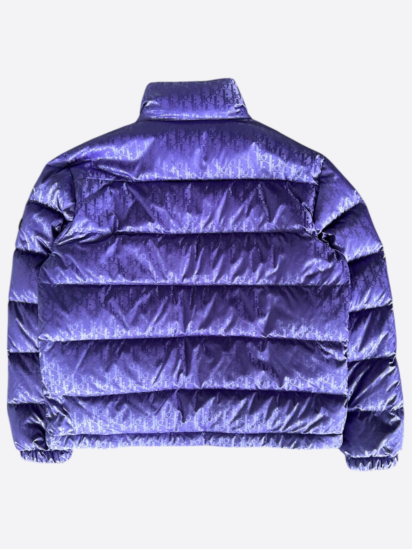 Dior Purple Oblique Puffer Jacket