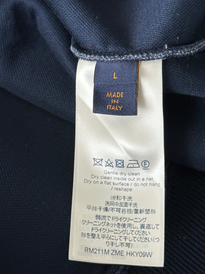 Louis Vuitton Blue Tapestry Monogram Sweater