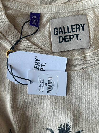 Gallery Dept Archival White Skeleton Beach Sleeveless T-Shirt