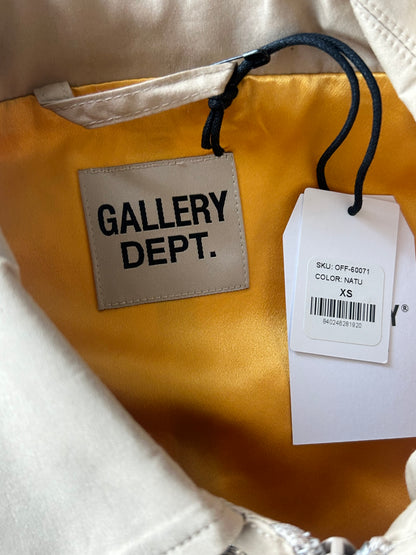 Gallery Dept Beige Off Site Embroidered Logo Jacket