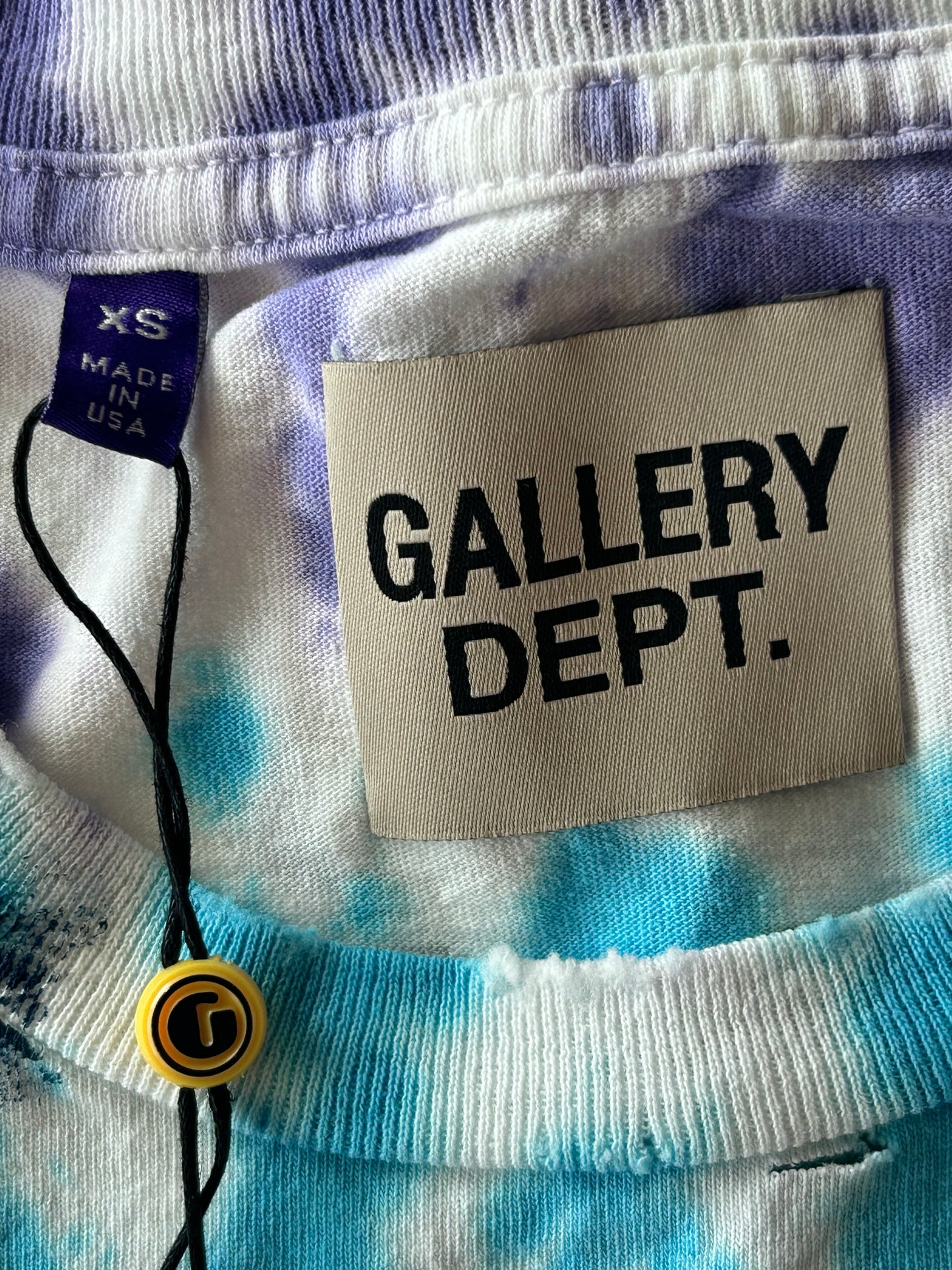 Gallery Dept ASICS Multicolor Glitter Logo T-Shirt