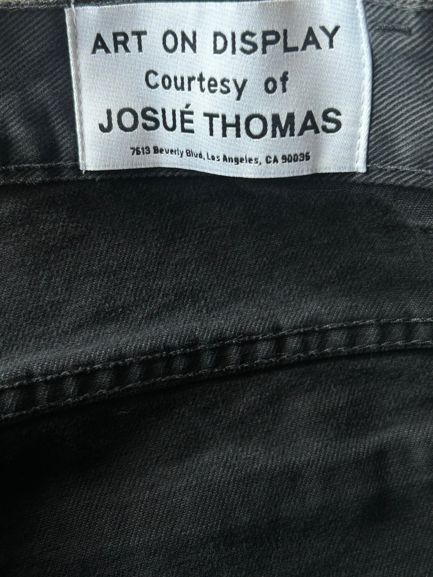 Gallery Dept Black F**k Face Distressed Jeans