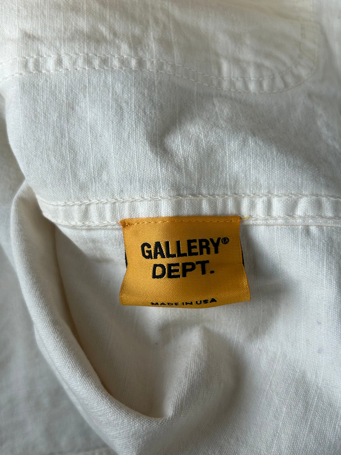 Gallery Dept Beige EP Paint Splatter Chore Jacket