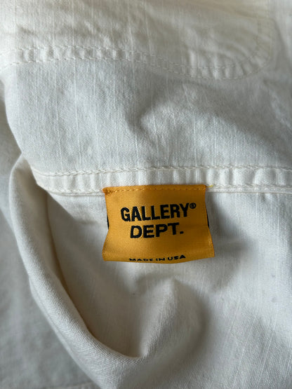 Gallery Dept Beige EP Paint Splatter Chore Jacket