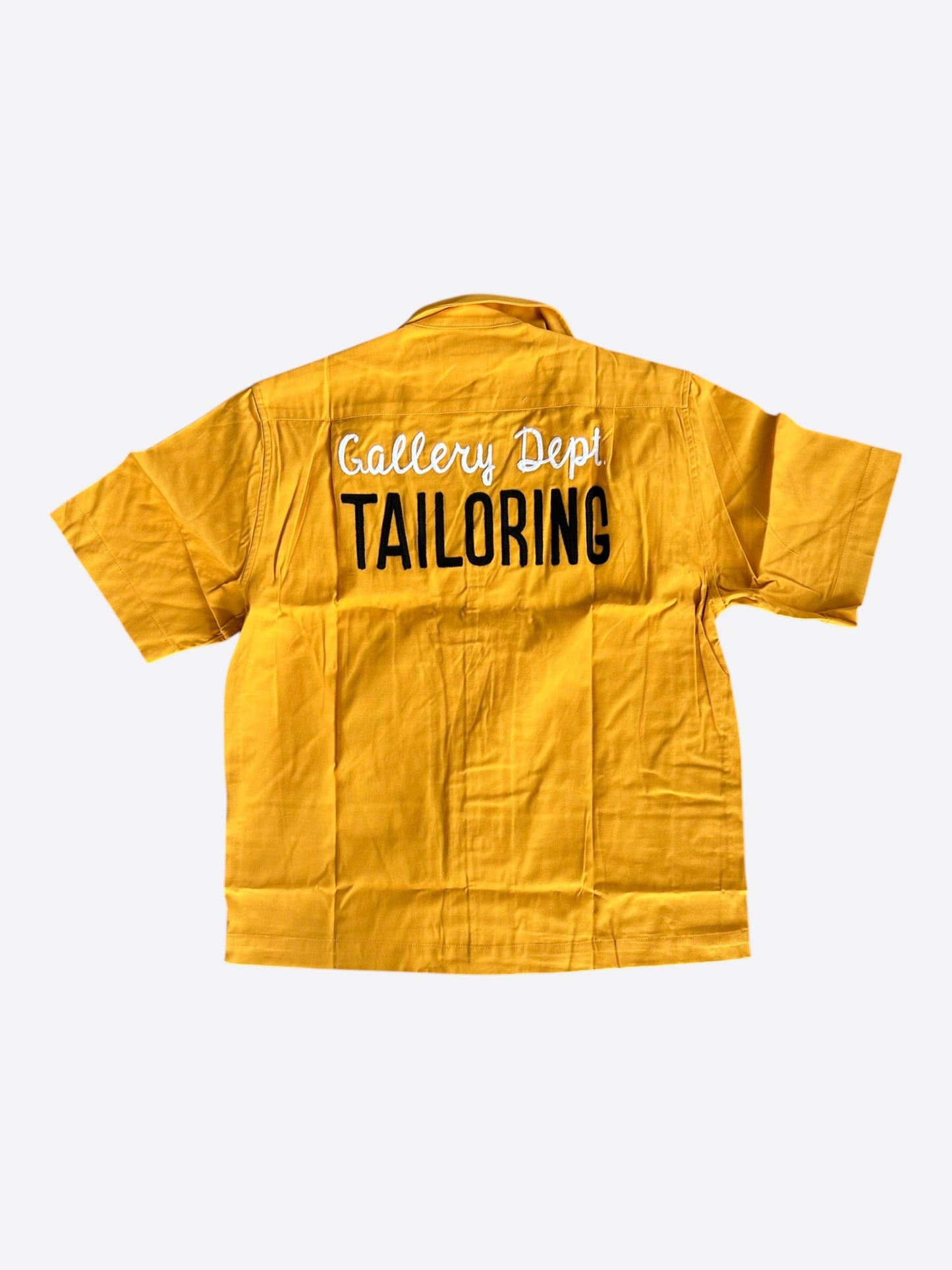 Gallery Dept Yellow Atelier Parker Short Sleeve Button Up Shirt
