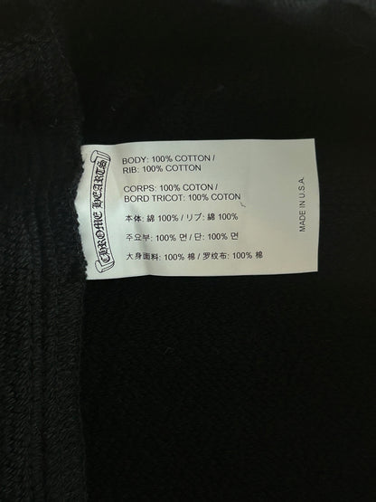 Chrome Hearts Black CH Logo Embroidered Sweatpants