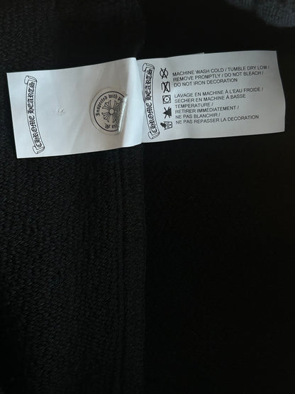 Chrome Hearts Black CH Logo Embroidered Sweatpants