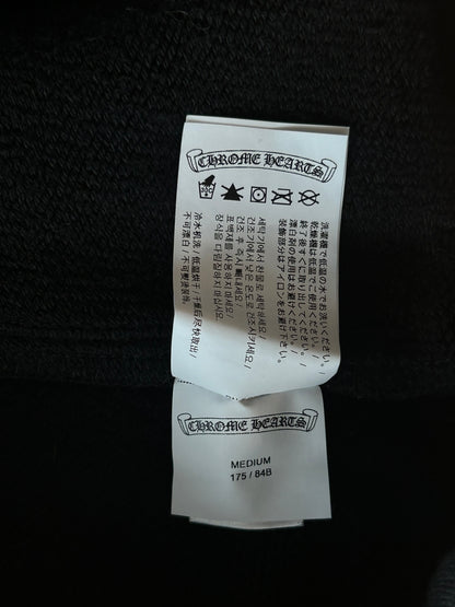 Chrome Hearts Black CH Logo Embroidered Sweatpants