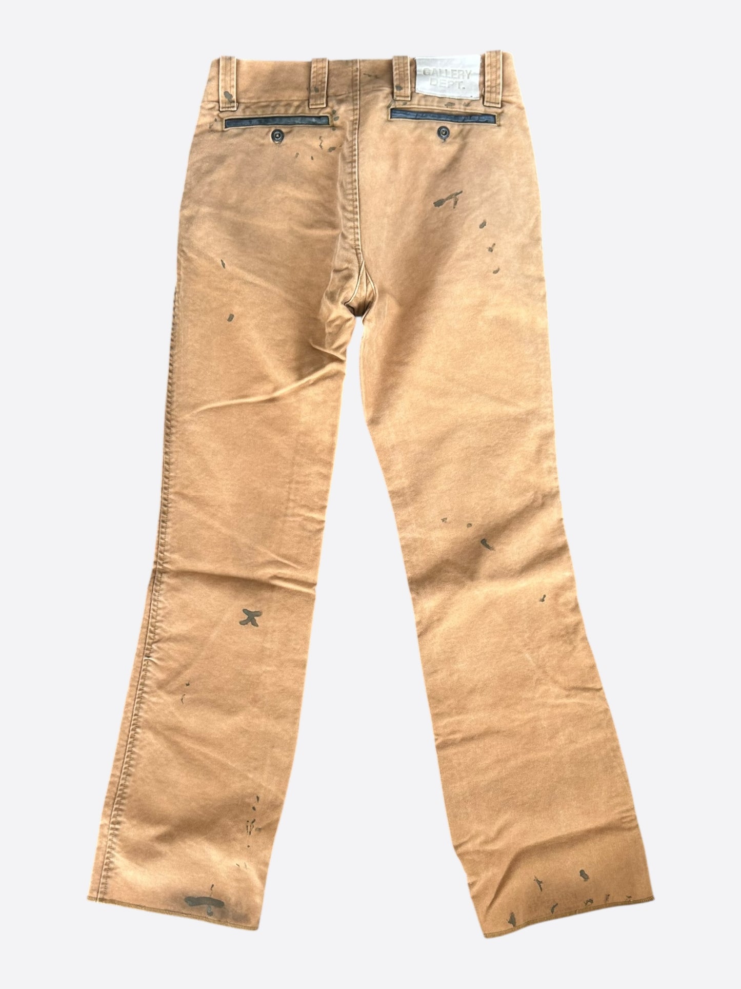 Gallery Dept Tan Distressed Hollywood Pants