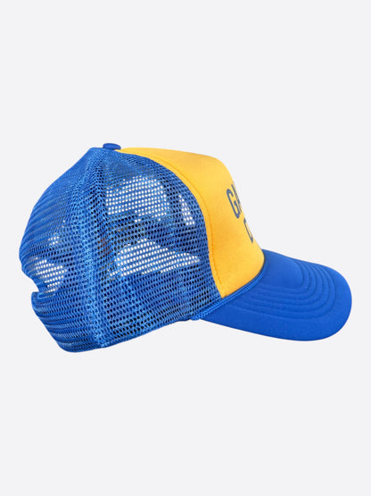 Gallery Dept Blue & Yellow Logo Trucker Hat