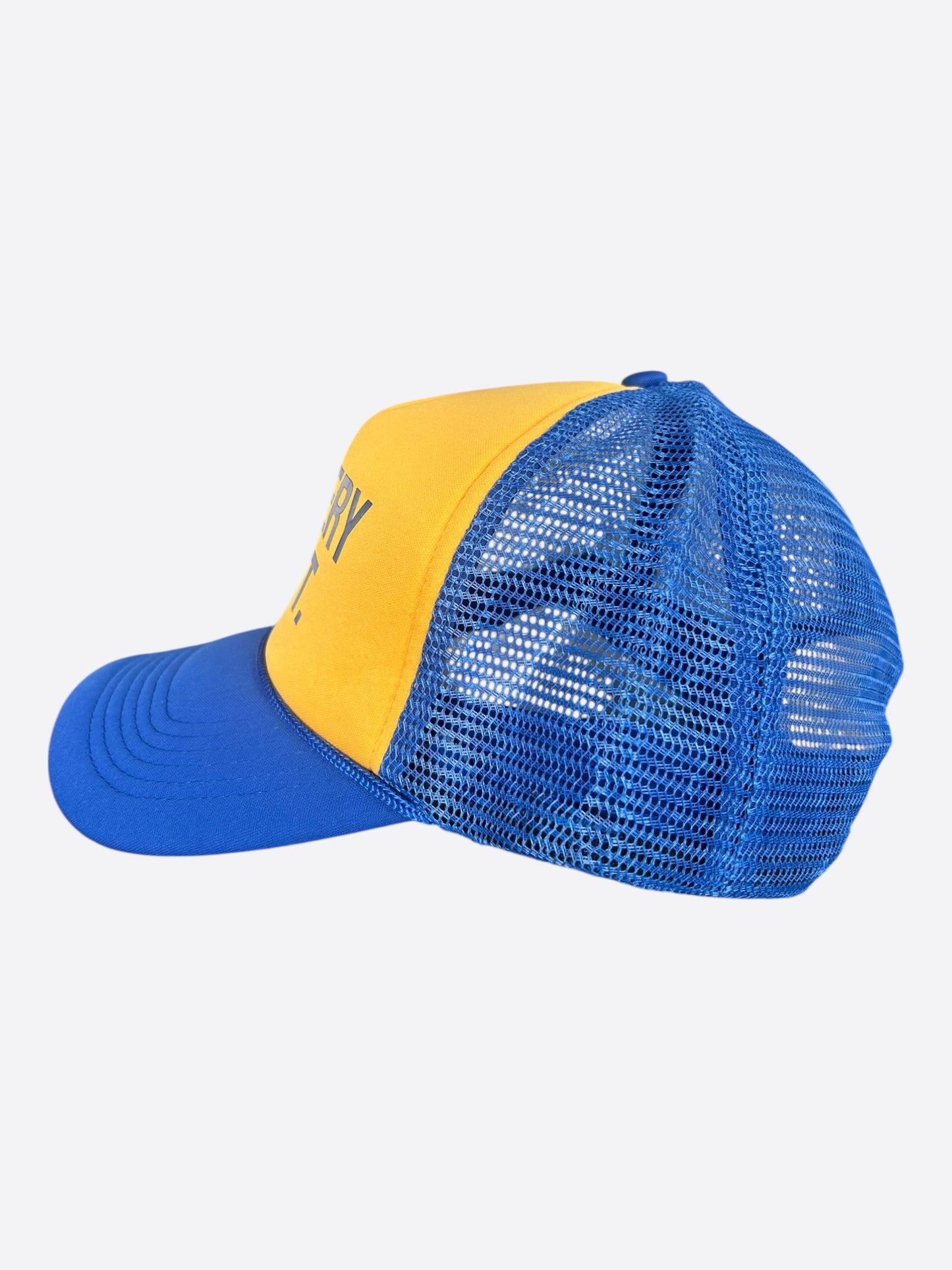 Gallery Dept Blue & Yellow Logo Trucker Hat