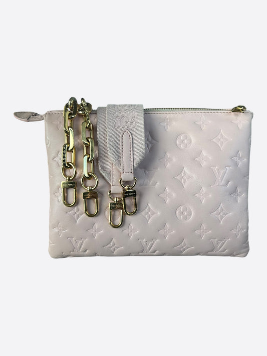 Louis Vuitton Pink Monogram Coussin PM