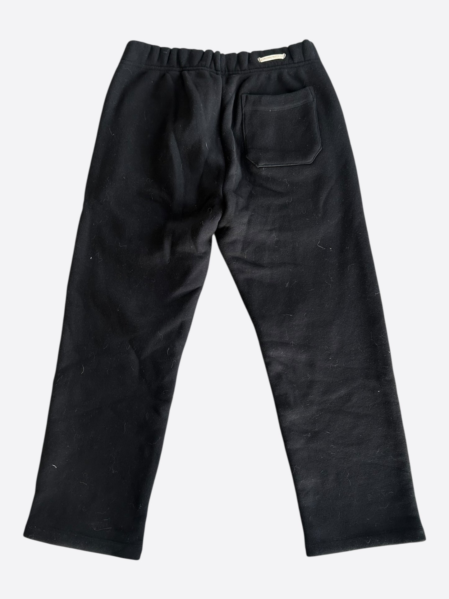 Chrome Hearts Black CH Logo Embroidered Sweatpants