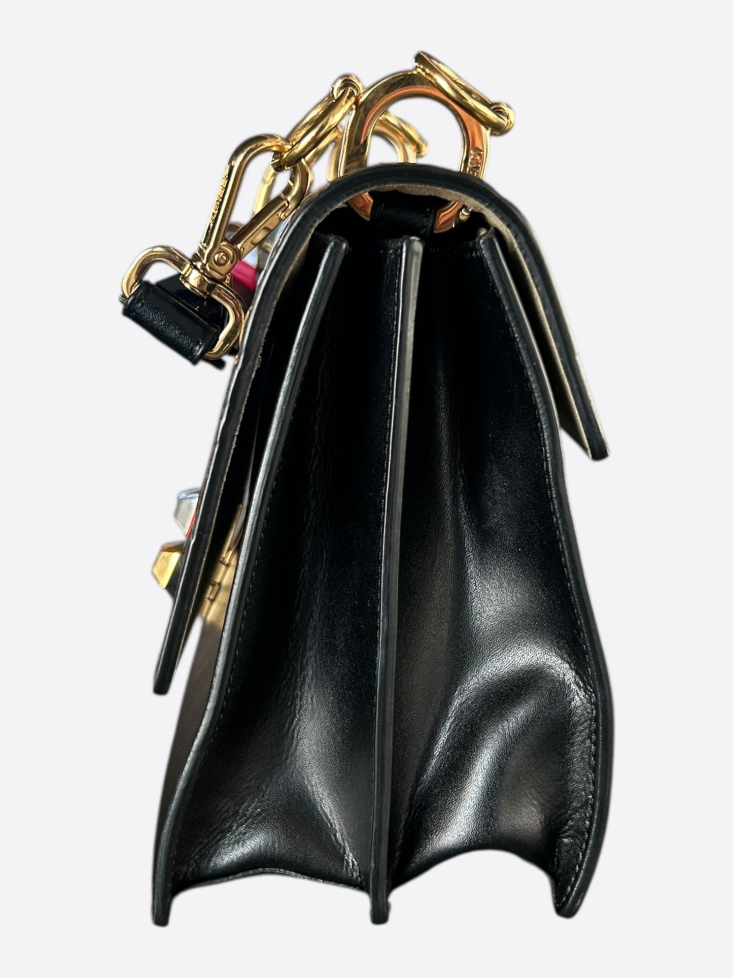 Fendi Brown Embossed FF Monogram 1974 Bag