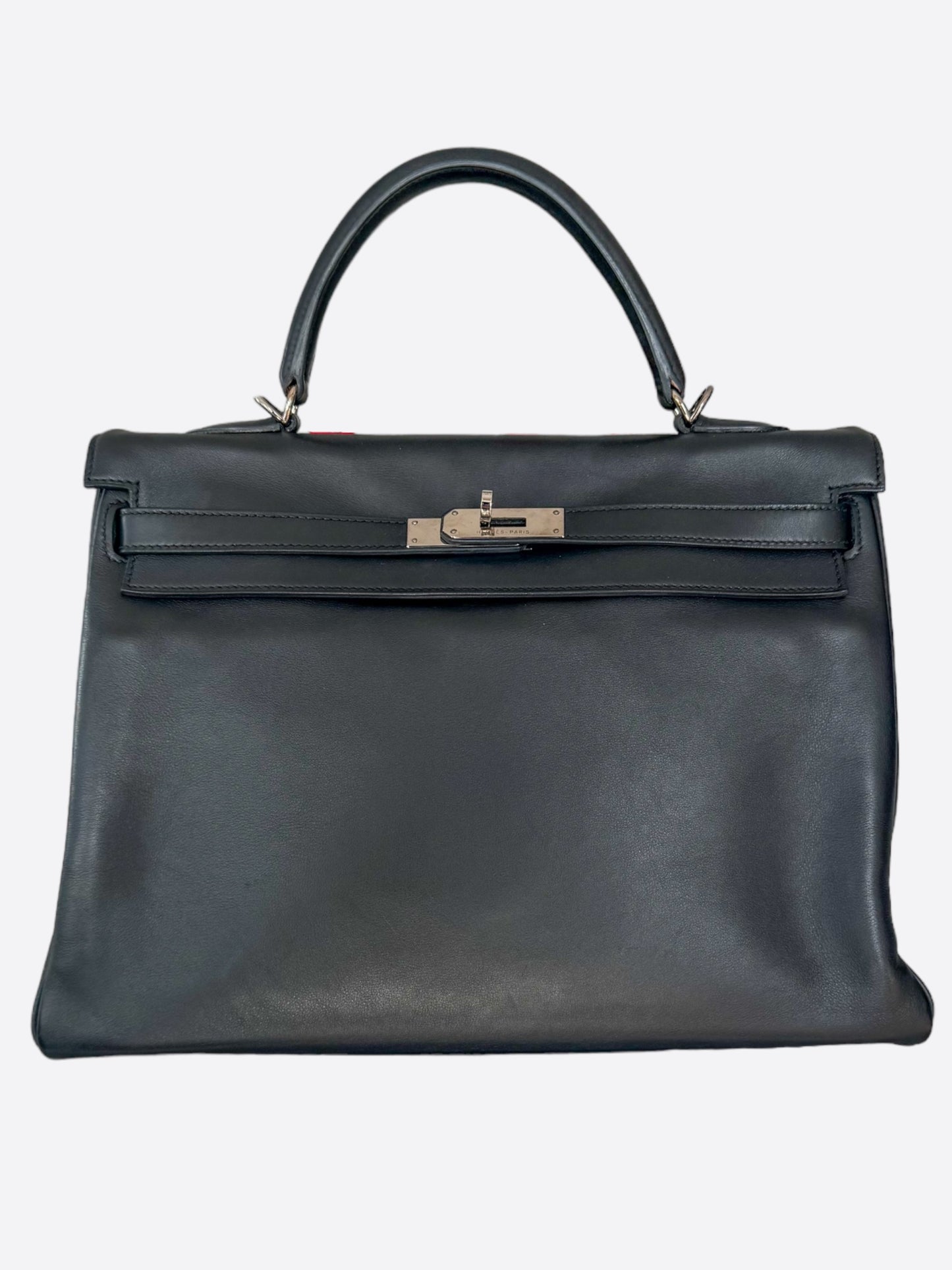 Hermes Black Swift Kelly 35