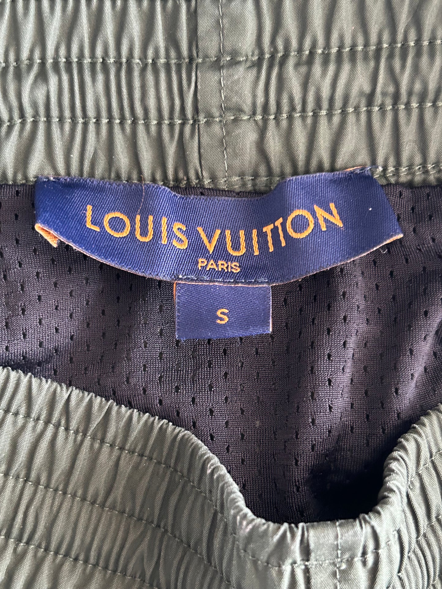 Louis Vuitton Olive Monogram Swim Shorts