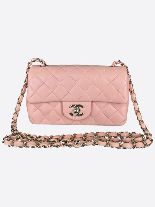 Chanel Pink Quilted Lambskin Small Flap Bag