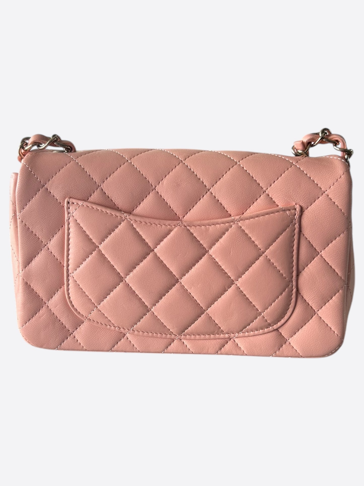 Chanel Pink Quilted Lambskin Small Flap Bag