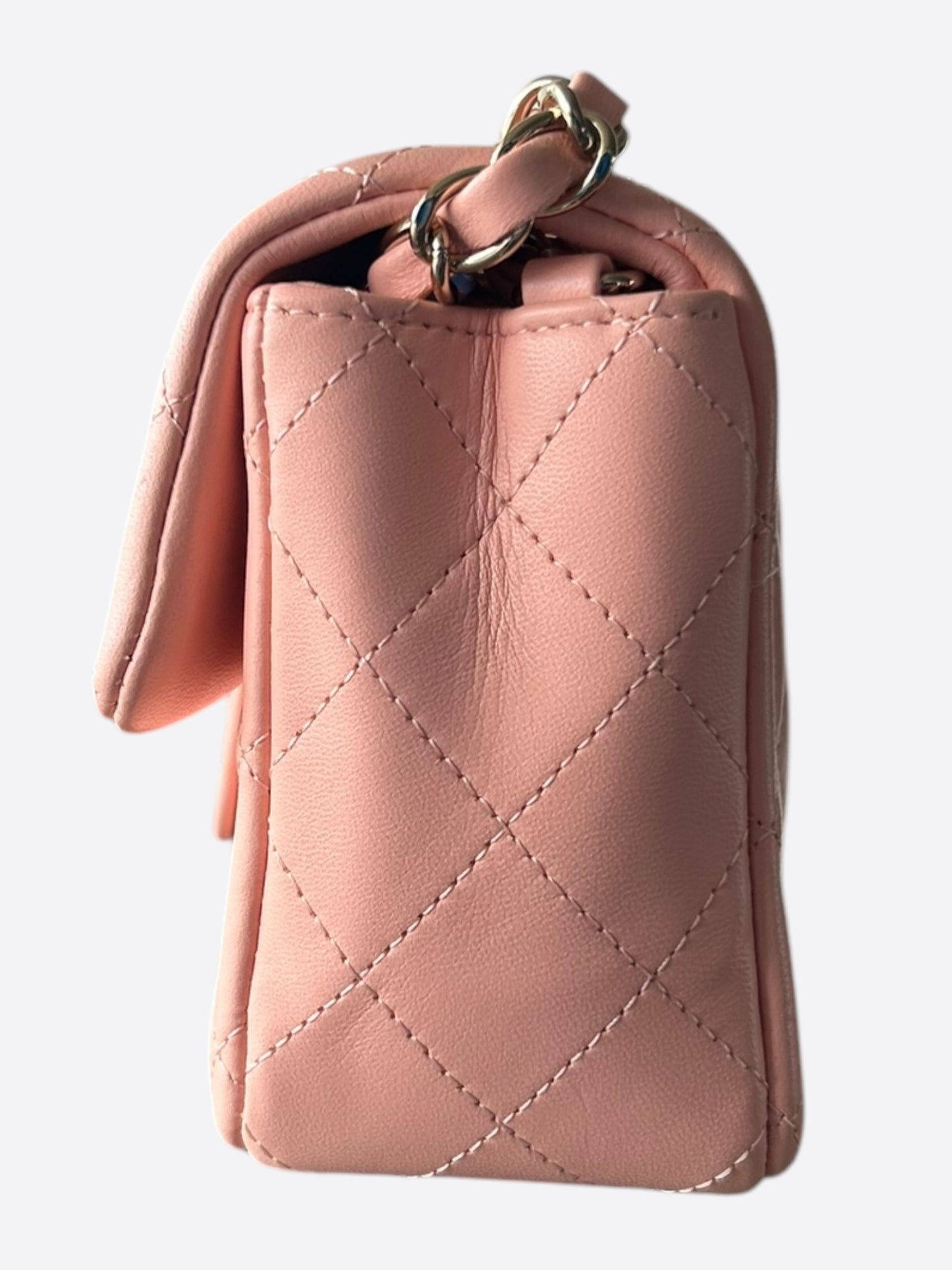 Chanel Pink Quilted Lambskin Small Flap Bag