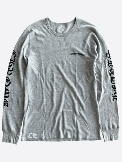 Chrome Hearts Grey & Black Thermal Longsleeve T-Shirt