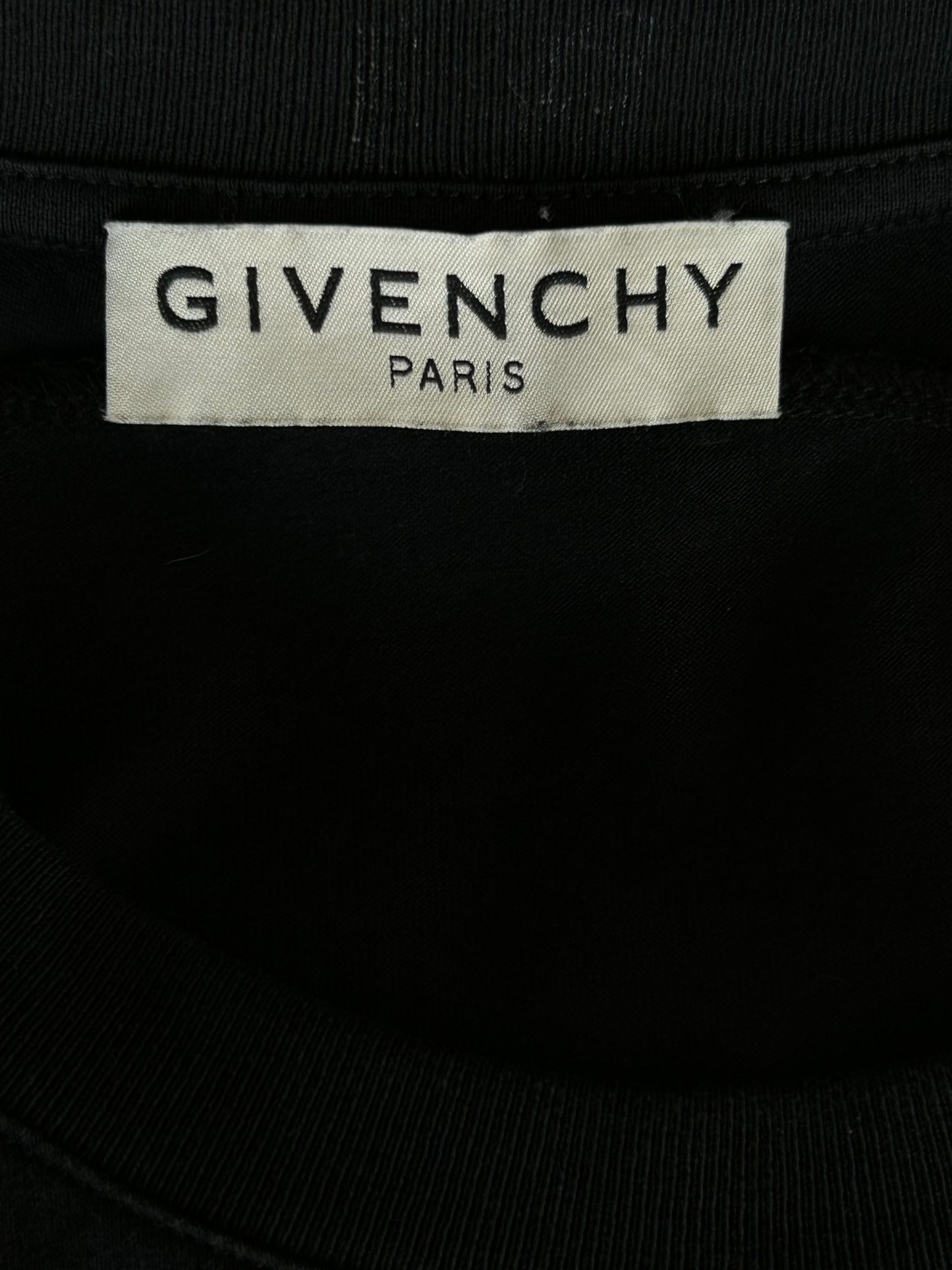 Givenchy Black & White Split Logo T-Shirt