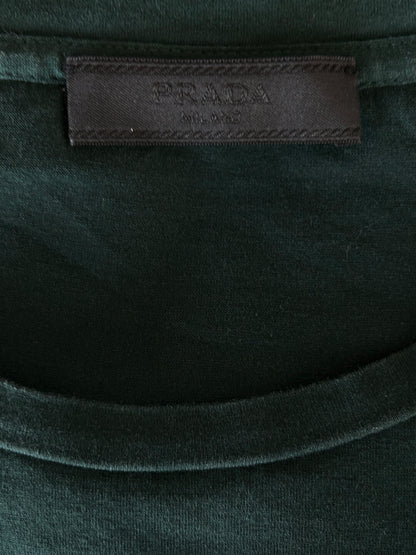 Prada Green & Black Logo T-Shirt