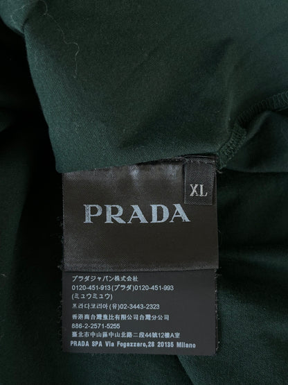 Prada Green & Black Logo T-Shirt