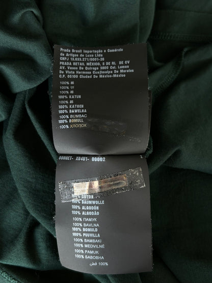Prada Green & Black Logo T-Shirt