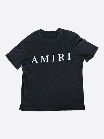 Amiri Black & White MA Core Logo T-Shirt