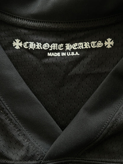 Chrome Hearts Black & White Logo Mesh Jersey