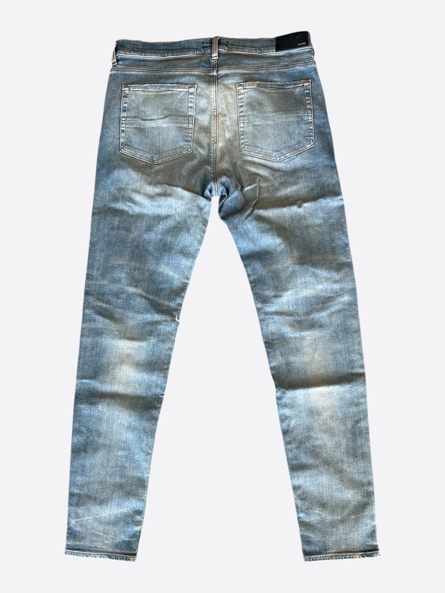 Amiri Clay Indigo & Black Patch MX1 Jeans – Savonches